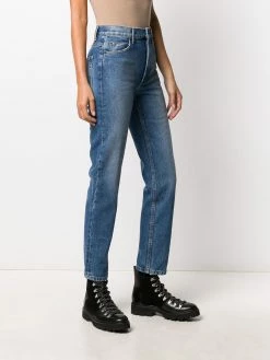 Marc Jacobs jean droit à détail de patch