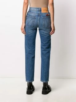Marc Jacobs jean droit à détail de patch