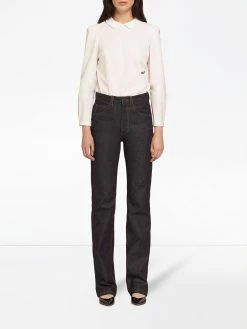 Marc Jacobs jean droit à taille haute