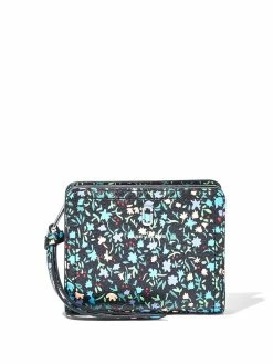Marc Jacobs mini portefeuille The Softshot à petites fleurs