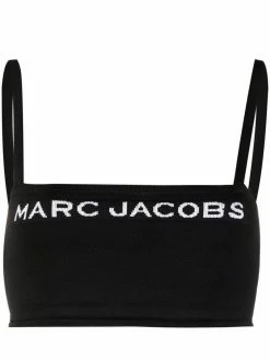 Marc Jacobs haut crop The Bandeau en maille intarsia