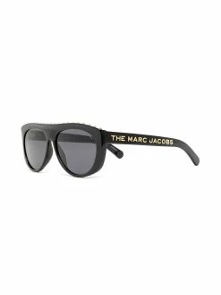 Marc Jacobs lunettes de soleil à monture aviateur cloutée