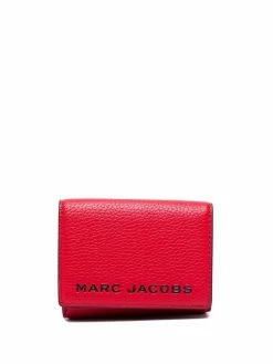 Marc Jacobs portefeuille pliant à plaque logo