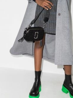Marc Jacobs sac à bandoulière The Snapshot en peau lainée