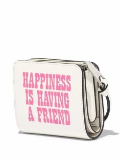 Marc Jacobs x Peanuts portefeuille The Snapshot en cuir