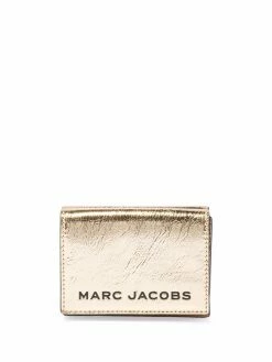 Marc Jacobs portefeuille pliant The Metallic Bold médium