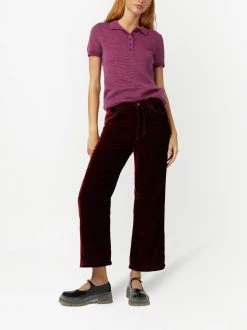 Marc Jacobs pantalon droit à effet de velours