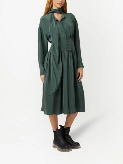 Marc Jacobs robe en soie The Belted Scarf