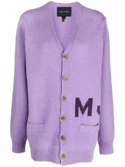 Marc Jacobs cardigan à logo en intarsia