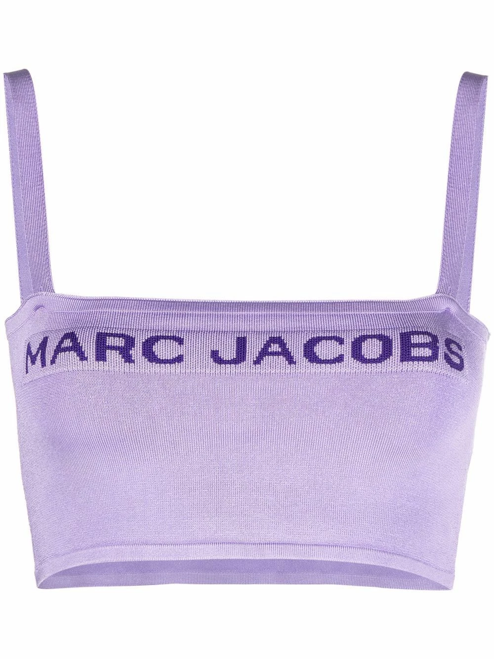 Marc Jacobs Haut The Bandeau en maille intarsia débardeurs femme 1 Marc Jacobs haut The Bandeau en maille intarsia