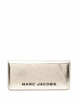 Marc Jacobs portefeuille Open Face à effet métallisé